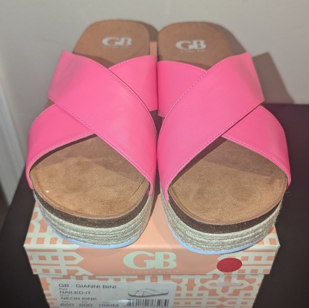 Gianni Bini Pink Women's Sandals